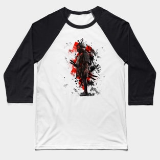 Space Samurai - Cyberpunk Astronaut Baseball T-Shirt